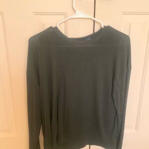 Old Navy Forest Green Crew Neck Top